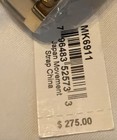 Beautiful Michael Kors Mk6911 Runway Gold Pav   Dial Bracelet Watch 40mm