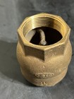 Brass Check Valve Nibco Threaded 1 1 2  New Old Stock