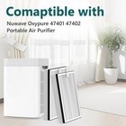 Replacement Hepa carbon Filter For Nuwave Oxypure Portable Air Cleaner    