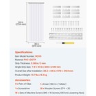 Strip Curtain Pvc Door Curtain 38  X 84  Cooler Freezer Clear Plastic