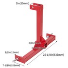 3 Point 2  Receiver Trailer Tow Hitch Category 1 Tractor Drawbar Attachment