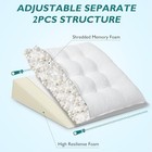  Bed Wedge Pillow For Sleep Apnea 7 5inch Gerd Pillow Patent 24x24x7 5 Inch
