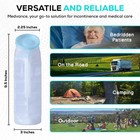 Medvance 1000ml Portable Urinals For Men - 2 Pack - Leak-proof Design