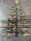 Christmas Cards Boxed W envelopes - Holiday Festive Christmas Tree - Nos