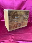 Japanese Vintage Wooden Sewing Box Chest Of Drawers Storage W11 6xh9 1xd7 1in Fs