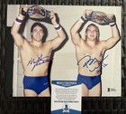 Wwf Signed Autograph Photo 8x10 Barry Windham Mike Rotundo Beckett Wwe Nwa Wcw