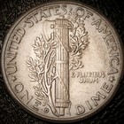 1944 D Mercury Dime - Choice Au - 90  Silver Winged Liberty 10c