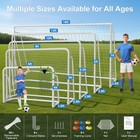 Slsy Backyard Soccer Goal Youth Adult Fold Steel Soccer Goal Training Equipment
