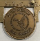 John Adams 2nd President Coin Medal