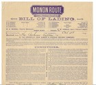 1890 Ky Whiskey Railroad Shipment   Cochran Fulton  Louisville Ky - Monon Route