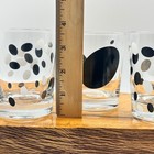 Ikea Polka Dot Glasses Made In Poland Set Of 3 Tumblers Old Fashioned Bar Glass