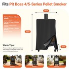 600d Pellet Smoker Cover For Pit Boss 4 5 Series Waterproof Vertical Grill 73550