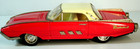 Vintage Toy Vehicle 1963 Ford Thunderbird Tin Friction Red