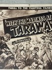 Original 1944 With The Marines At Tarawa Half Sheet Poster Wwii Usmc Universal