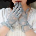 5 Colors Women Short Lace Floral  Gloves Gothic Bride Wedding Mittens    