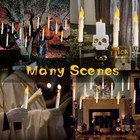 Halloween Decor Led Candles Harry Potter Wand Remote  Flameless Birthday Candle