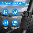 Wireless Bike Alarm With Remote 113db Anti-theft Vibration Motorcycle Waterproof
