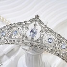 5cm Tall Crystal Tiara Royal Crown Wedding Bridal Queen Princess Prom For Women