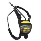 Nylon Mesh Non-pulling Dog Harness  Black  S  8  To 14  Chest Size 
