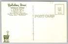 Vintage Holiday Inn Postcard Thomasville Georgia Mid Century Pool View Bb114