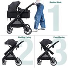 Baby Stroller 2 In 1 Newborn Convertible Stroller Bassinet