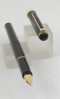 Pilot Cherry Black grey   Gold Fountain Pen - Fine Nib - 1980 s - New-old-stock