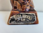 Vintage 1968 Ezra Brooks Whiskey Decanter Cigar Store Indian Chief A0
