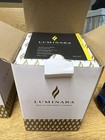 2 Luminara Real Flame-effect Pillar Candles W remote Unscented Ivory 5 75 X 3 5   
