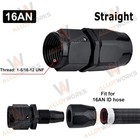 1x 16 An Hose End Fitting Straight Swivel For Cpe Braided Fuel Hose Hot