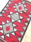 Vintage Navajo Indian Ganado Red Weaving   Rug -31x51 5   - Clean nice  