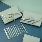 16 Pcs Nail Clippers Set Stainless Steel Manicure Pedicure Cuticle Grooming Tool