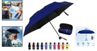 Windproof 39 5  Mini Folding Umbrella With Navy Case - Portable   Stylish