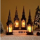 2024 Christmas Led Night Light Santa Claus Snowman Lantern Lamp Table