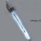 Genshin Impact Capitano Weapon Cosplay Props Led Gift Halloween Toy Sword Charge