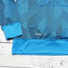 Nike Therma-fit Hoodie Youth Xl Blue Geometric Pullover Sweatshirt Swoosh Fleece