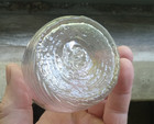 1850 Open Pontil 16 Rib Swirled Toilet Water Cologne Bottle With Flared Lip Nice