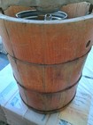 Vintage White Mountain Ice Cream Freezer Hand Crank Wood Bucket 4 Quart Read