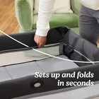 Graco   On The Go Zip Pack  n Play Playard  Folding Playpen With Bassinet  Portab