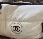 Beauty Pouch Chanel  Vip White Cosmetic Makeup Case Organizer New