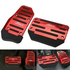 Universal Red Gas Accelerator Pedal And Brake Pedal Cover Foot Pad Non-slip6974