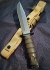 Ontario Knife Usa Combat With Sheath Excellent Condition 