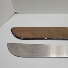 Vintage Wood Handle Machete W sheath Euc  China Sheath Has A Hole 