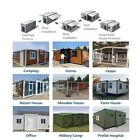 Portable Luxury Prefabricated 20ft 40ft Folding Mobile Homes On Wheels 2 Bedroom