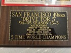 Vintage 90s San Francisco 49ers Plaque 5 Time Super Bowl Xxix Champions 12   x15   