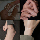 925 Silver Gypsophila Flash Chain Necklace Clavicle Women s Charm Jewelry Gift