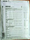 Mccalls Pattern 8165 Dresses Jumpsuit Carmen  Misses Sizes  14 16 18 20 22  New