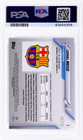 2019 Topps Chrome Ucl Sapphire Lionel Messi Yellow Jersey Var Orange  50 Psa 9