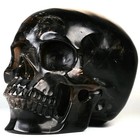 5 0  Smoky Quartz Crystal Carved Crystal Skull  Super Realistic  Crystal Healing