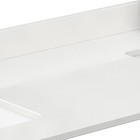 Wyndham Collection Wcfqc166dtopuns-q 66  Quartz Vanity Top - Giotto Quartz
