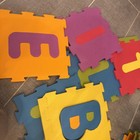 Alphabet Play Mat For Toddlers W  Removable Letters 29 Pieces   Used As Is  